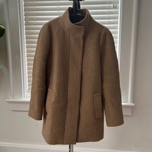 JCrew Mercantile Camel Wool Coat